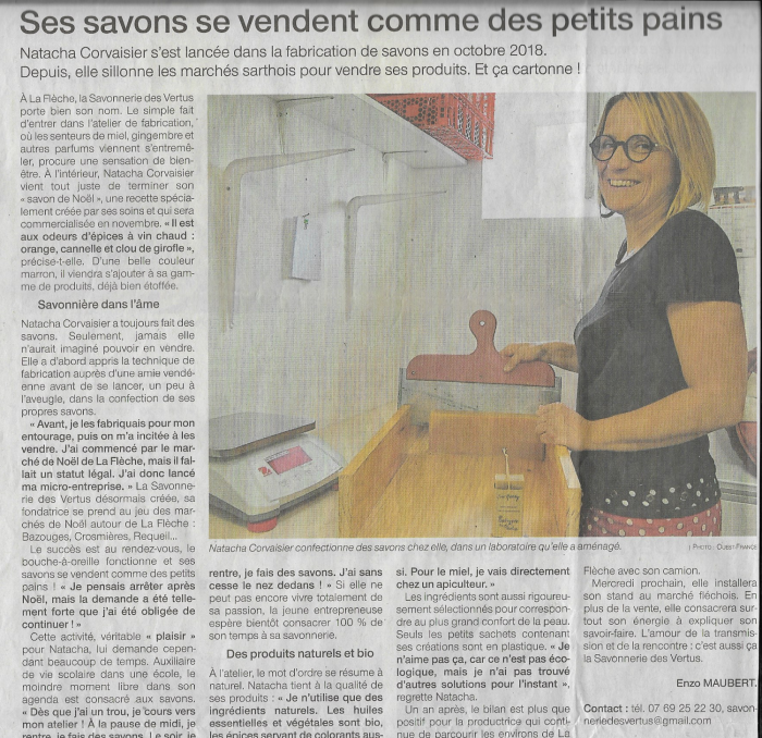 Article Ouest France Jeudi 15 Août 2019